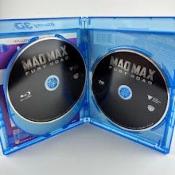 Mad Max: Fury Road (Blu-ray 3D, Blu-ray, DVD, 2015) w/ Lenticular Slipcover - Picture 4 of 4